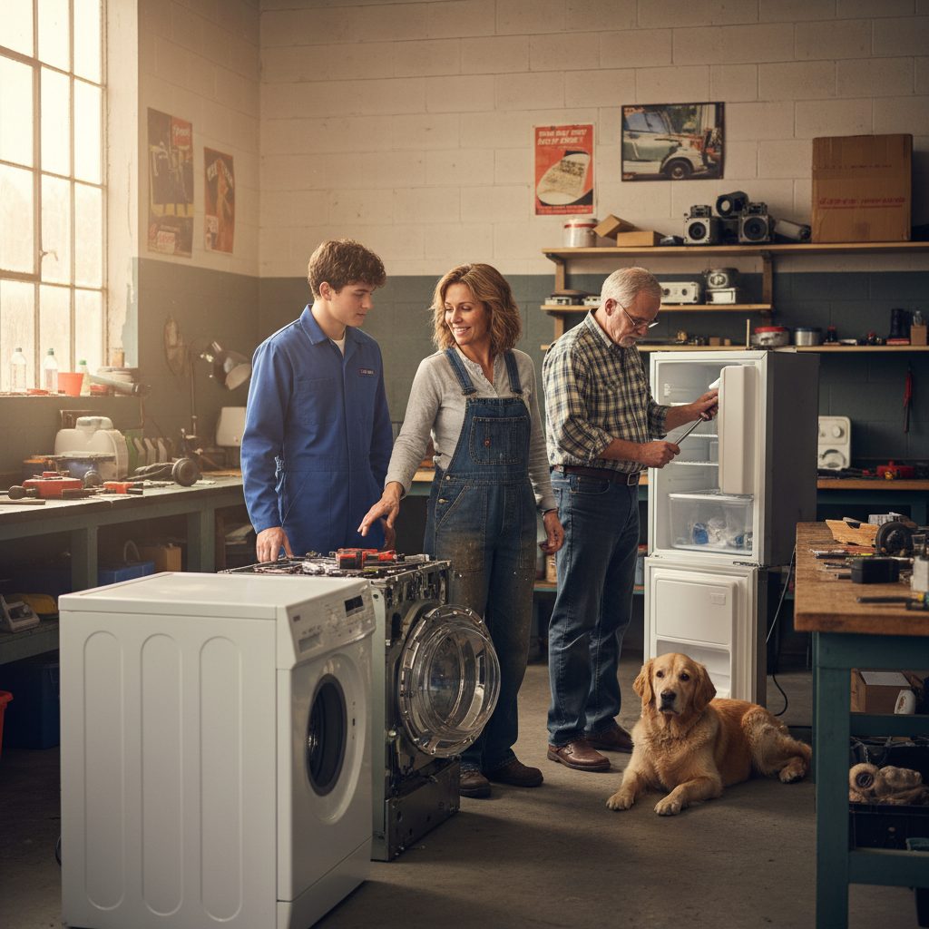 The Aurora Appliance Repair team at work in Aurora