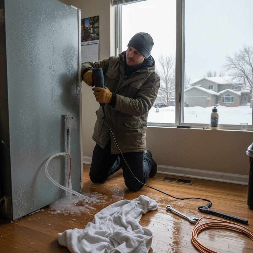 Same-Day Refrigerator Repair in Aurora Highlands After Freezing Temperatures Damage Lines in Arapahoe County Homes
